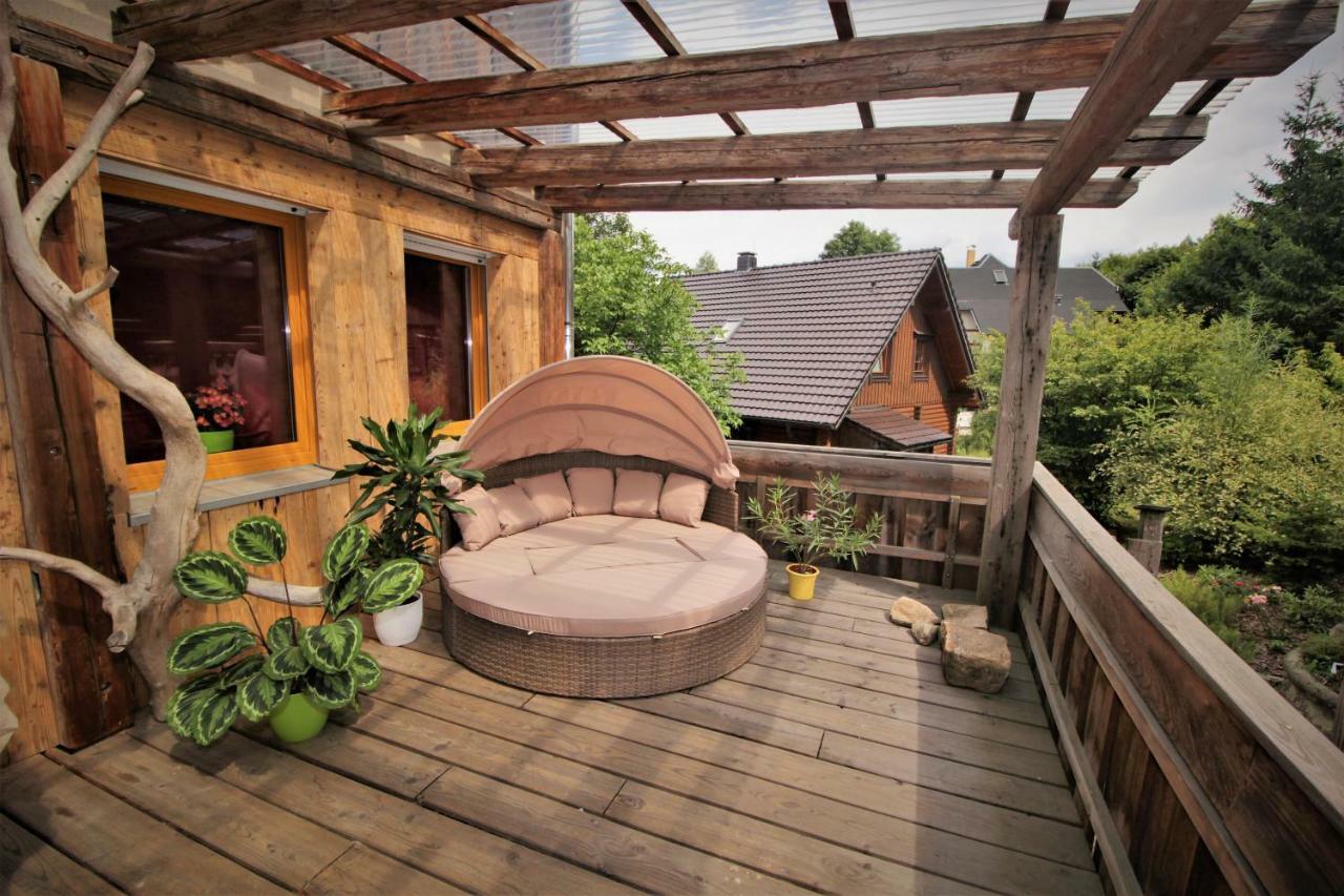 Oybiner Blockhaus Und Ferienwohnungen Hain  ภายนอก รูปภาพ
